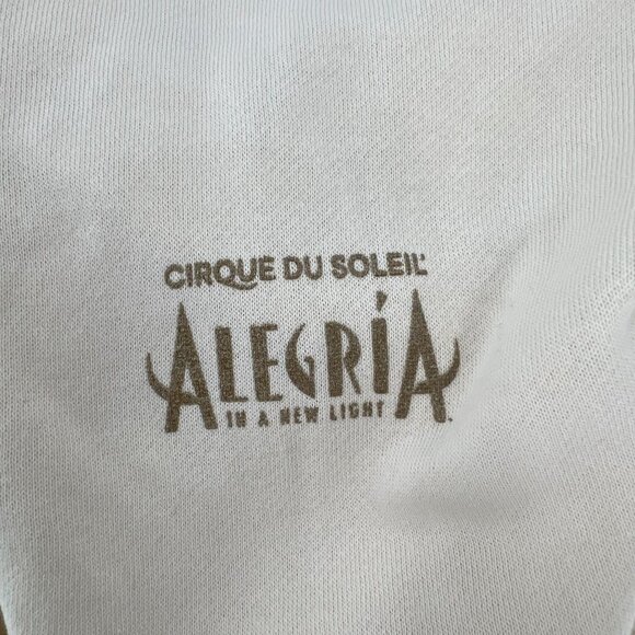 NWT Cirque du Soleil Alegria S Hoodie Pullover Gold Bird Logo Sweatshirt - Picture 9 of 11